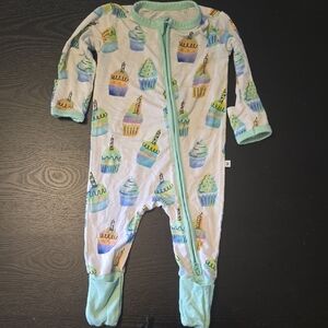 Birdie Bean Cupcake Print Kids One Piece